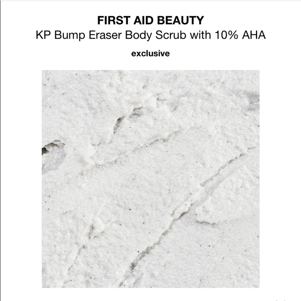 First aid beauty bump eraser body scrub